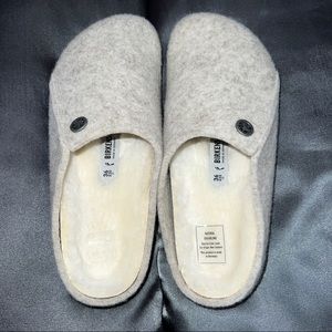 Cream Birkenstock Zermatt Comfort Clog